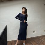 Платье LIORA, темно-синий, One Size