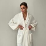 Кардиган-пальто, айвори, One Size