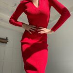 Платье Paulina, Красный